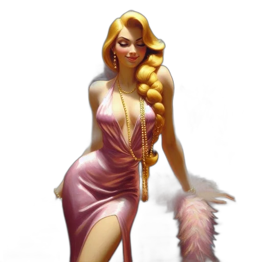 dress, concept art, fantasy art, 3d render transparent PNG cut-out