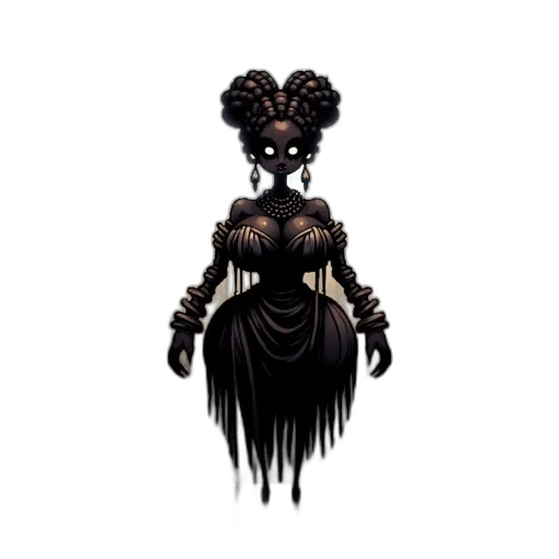mask, crown, dress, hair transparent PNG cut-out