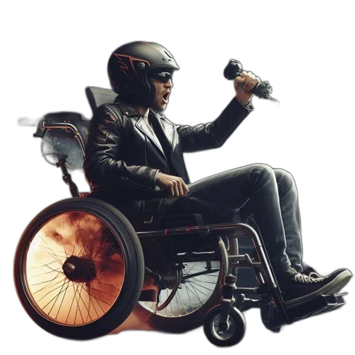 robot, car, weapon, jacket transparent PNG cut-out