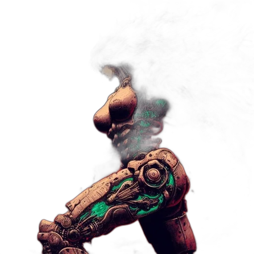 mask, robot, dragon, weapon transparent PNG cut-out