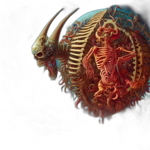 creature, dragon, animal, robot transparent PNG cut-out