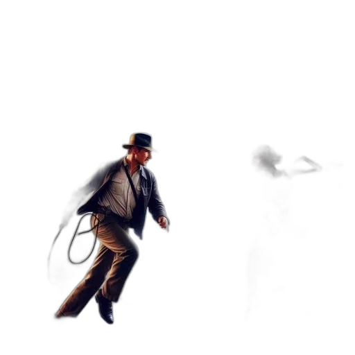 hat, umbrella, staff, robot transparent PNG cut-out