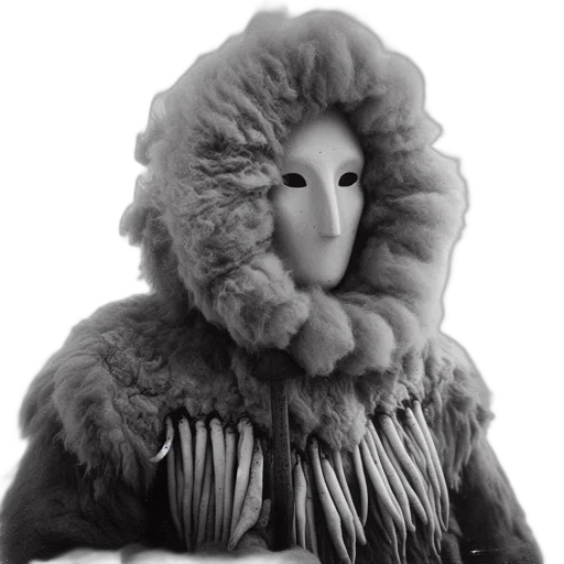 mask, jacket, creature, face transparent PNG cut-out