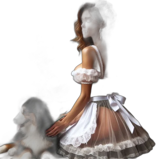 dress, mask, robot, jewelry transparent PNG cut-out