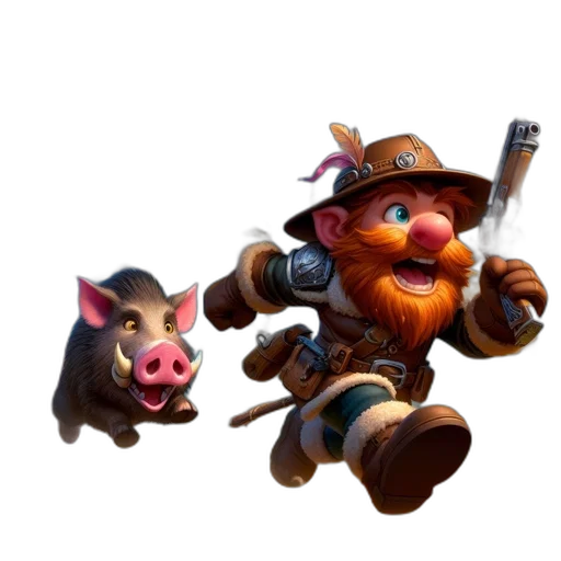weapon, animal, staff, concept art transparent PNG cut-out