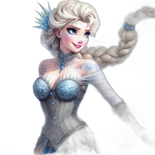 dress, staff, fantasy art, concept art transparent PNG cut-out