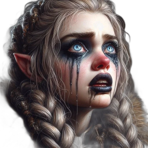 face, creature, mask, fantasy art transparent PNG cut-out
