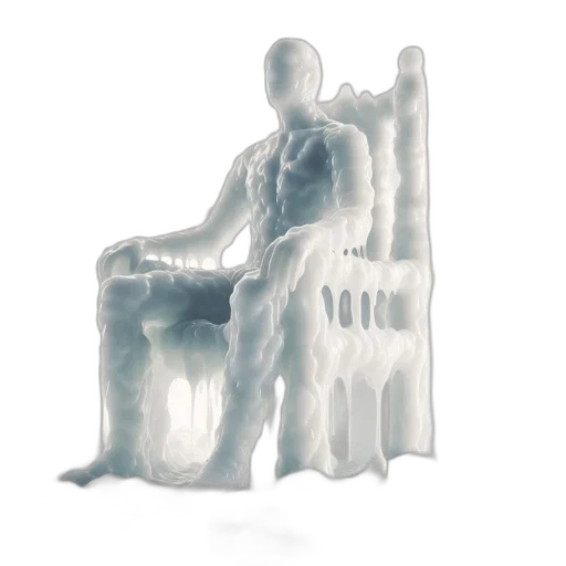 furniture, robot, 3d render, concept art transparent PNG cut-out
