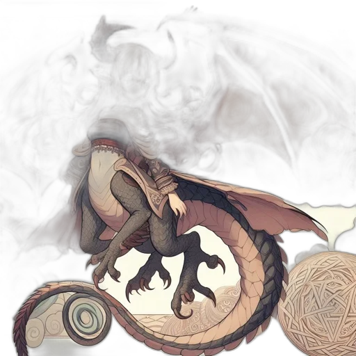mask, dragon, staff, jewelry transparent PNG cut-out