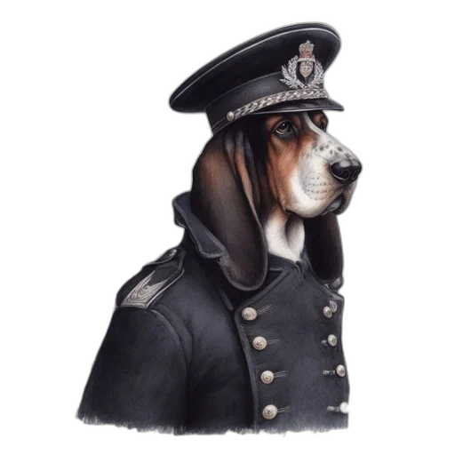 hat, staff, animal, face transparent PNG cut-out