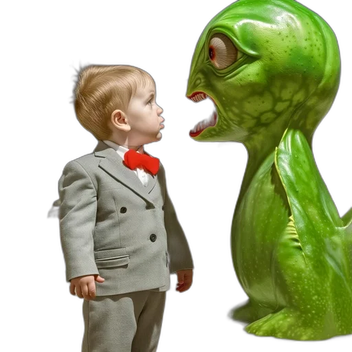 creature, concept art, photorealistic, 3d render transparent PNG cut-out