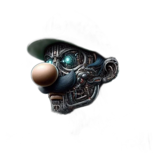 robot, mask, creature, face transparent PNG cut-out