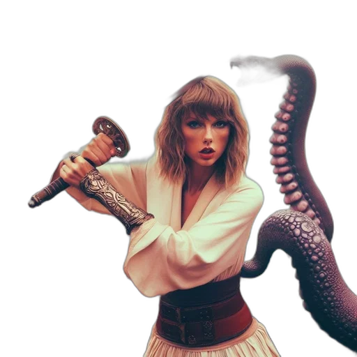 dragon, weapon, creature, sword transparent PNG cut-out