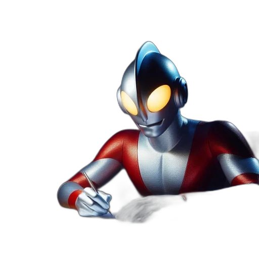 robot, mask, concept art, 3d render transparent PNG cut-out