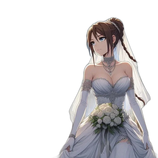 dress, crown, jewelry, flower transparent PNG cut-out