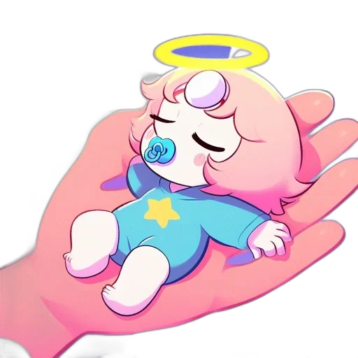 staff, creature, weapon, vaporwave transparent PNG cut-out