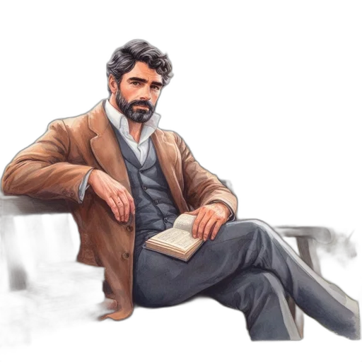 jacket, concept art, oil painting, pixel art transparent PNG cut-out