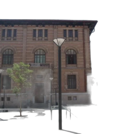 building, umbrella, face, car transparent PNG cut-out