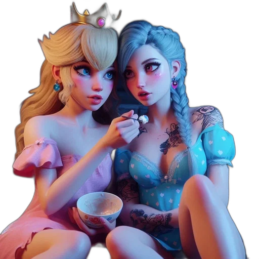 crown, 3d render, concept art, fantasy art transparent PNG cut-out