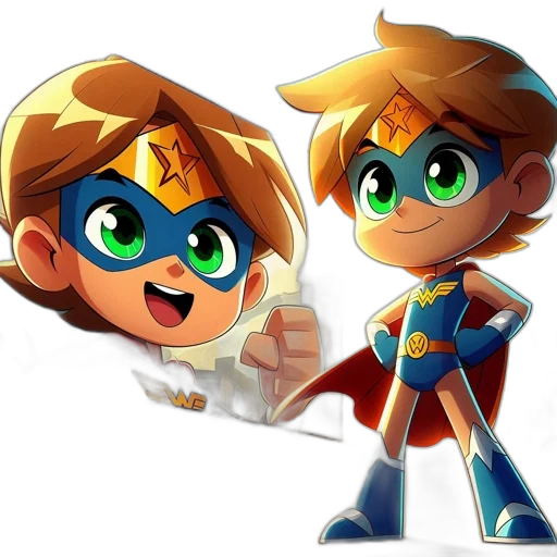 concept art, comic book art, cartoon, 3d render transparent PNG cut-out