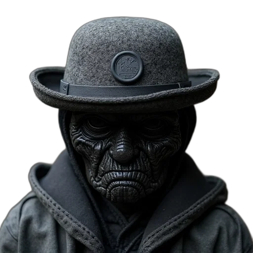 mask, hat, jacket, face transparent PNG cut-out
