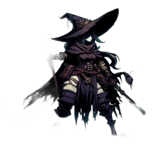 staff, hat, mask, weapon transparent PNG cut-out