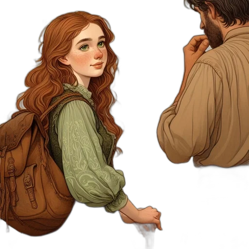jacket, dress, concept art, fantasy art transparent PNG cut-out