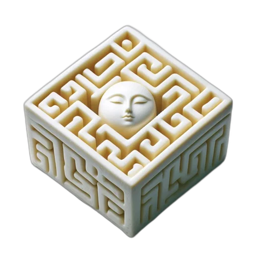 furniture, face, jewelry, 3d render transparent PNG cut-out