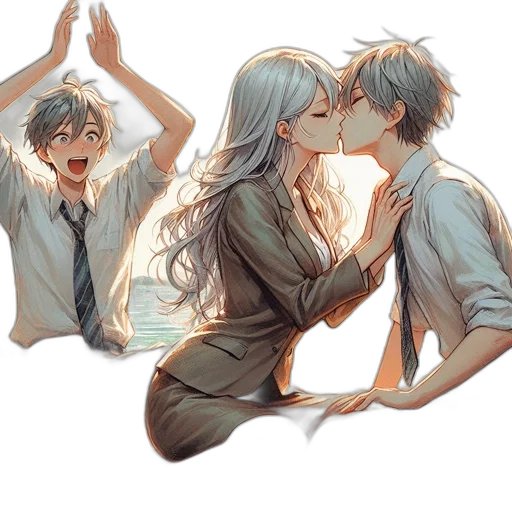 watercolor, anime, concept art, pixel art transparent PNG cut-out