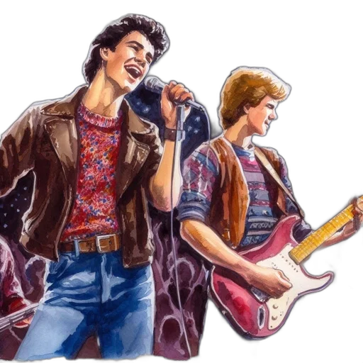 jacket, watercolor, concept art, comic book art transparent PNG cut-out