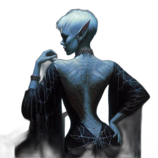 dress, robot, jacket, concept art transparent PNG cut-out