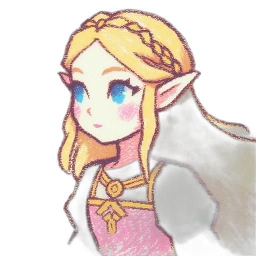 crown, dress, staff, face transparent PNG cut-out