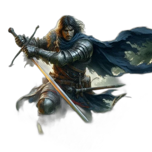 sword, weapon, fantasy art, concept art transparent PNG cut-out