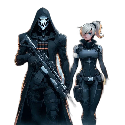 mask, weapon, concept art, cyberpunk transparent PNG cut-out