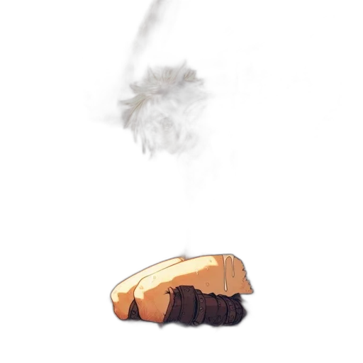 food, weapon, hair, jacket transparent PNG cut-out