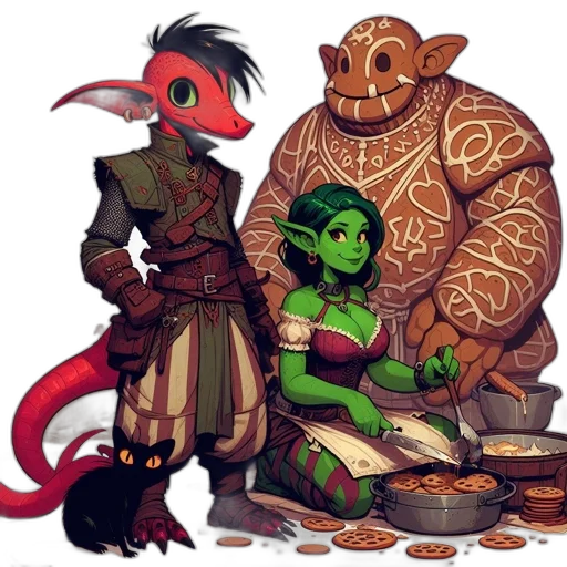 dragon, food, concept art, fantasy art transparent PNG cut-out