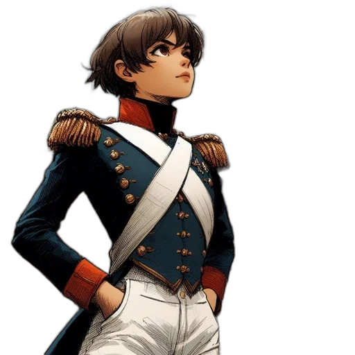 jacket, staff, crown, sword transparent PNG cut-out