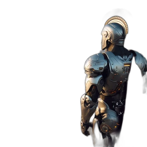 robot, sword, weapon, staff transparent PNG cut-out