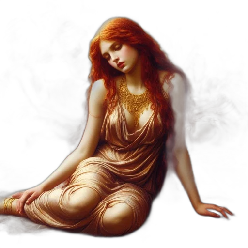 dress, jewelry, fantasy art, photorealistic transparent PNG cut-out