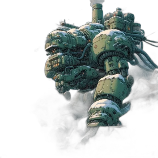 robot, weapon, dragon, concept art transparent PNG cut-out