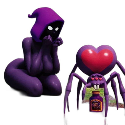creature, furniture, concept art, 3d render transparent PNG cut-out