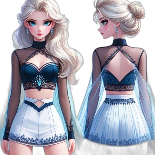 dress, concept art, fantasy art, 3d render transparent PNG cut-out