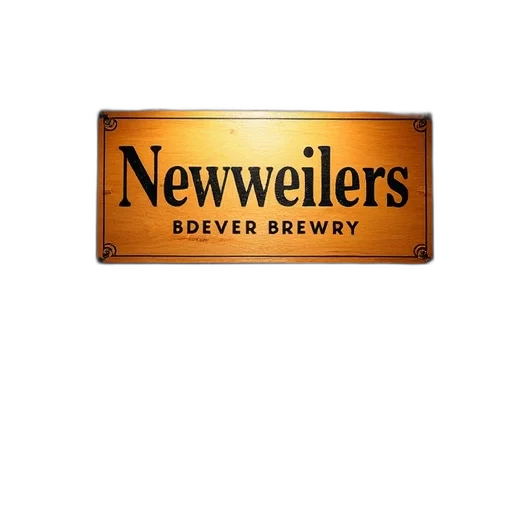 sign, wall, says, newweilers transparent PNG cut-out