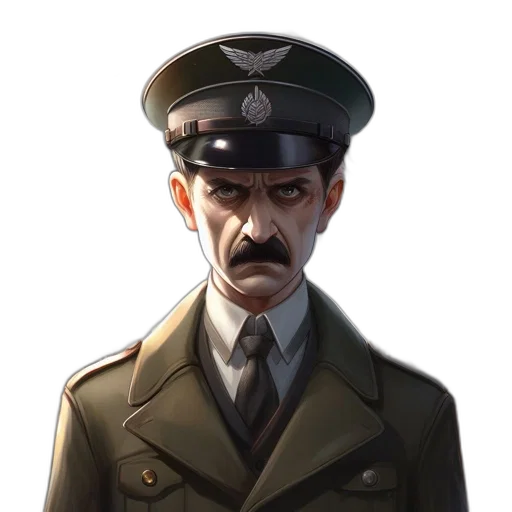 staff, face, hat, concept art transparent PNG cut-out