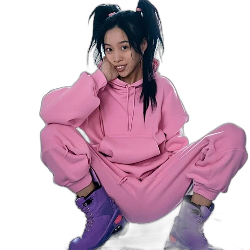 jacket, shoes, creature, hair transparent PNG cut-out
