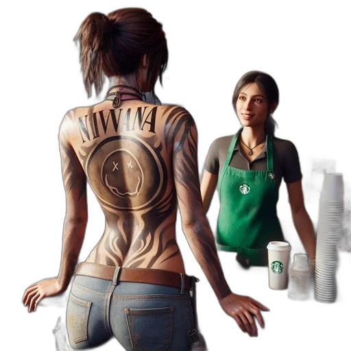 concept art, photorealistic, fantasy art, comic book art transparent PNG cut-out