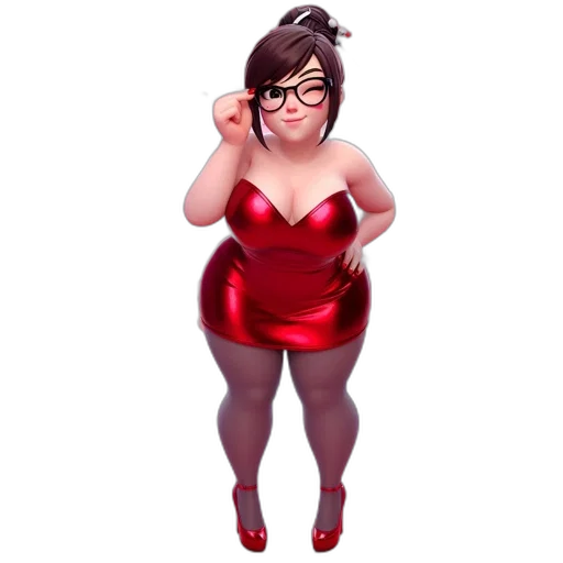 dress, concept art, 3d render, cartoon transparent PNG cut-out