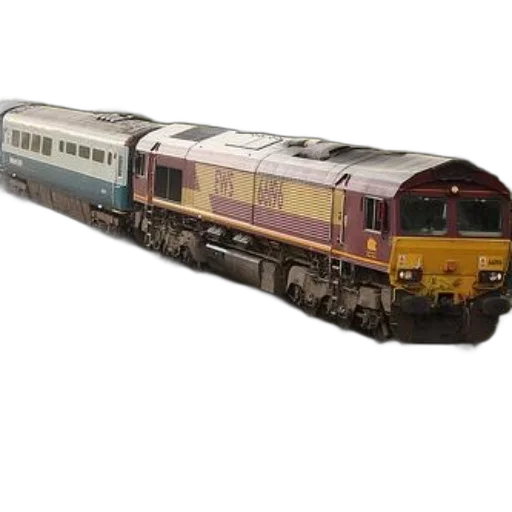 3d render, train, number, 66495 transparent PNG cut-out