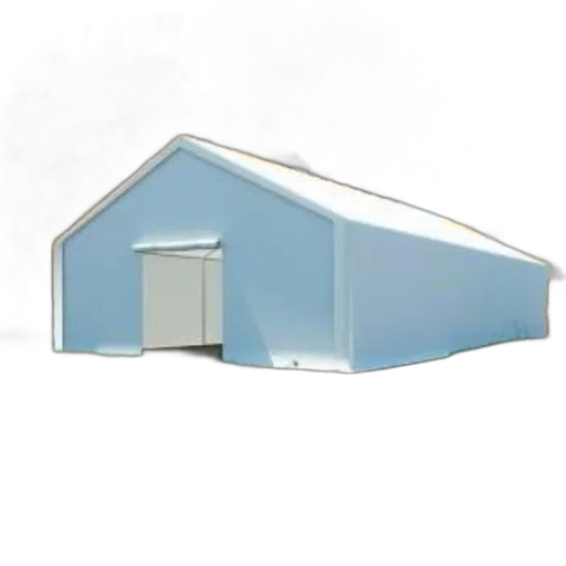 building, furniture, umbrella, 3d render transparent PNG cut-out