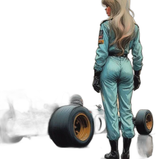 jacket, car, dress, robot transparent PNG cut-out